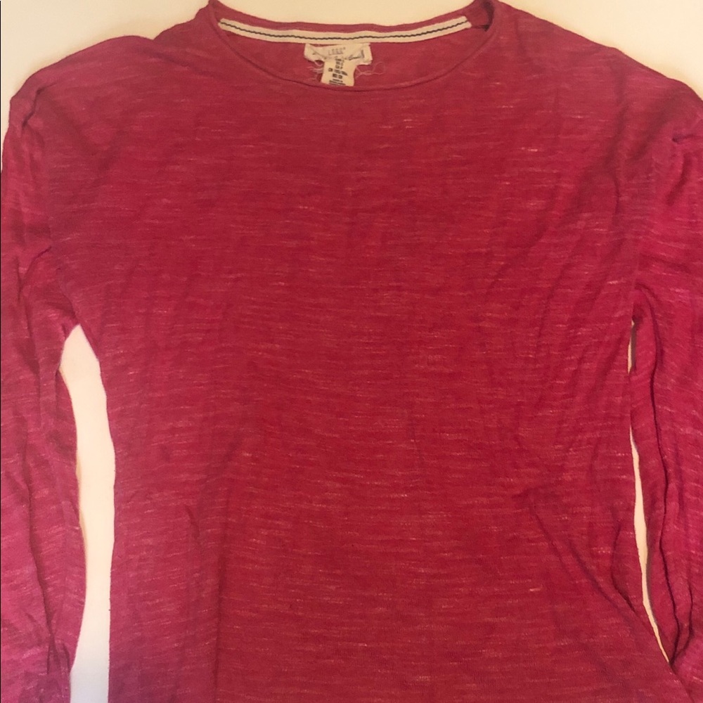 A long sleeve T-shirt